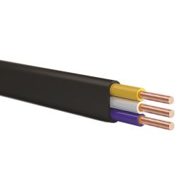 Кабель SAKCABLE H05VVH2-U 3х1.5 10 м.