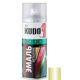 Enamel universal metallic Kudo KU-1050 yellow olive 520 ml