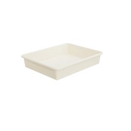 Storage box plastic Aleana 33x25,8x6cm white rose