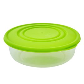 Container for products Aleana round 0.55 l transparent/olive