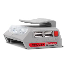 დამტენი მოწყობილობა Crown CAU02X-USB 20V