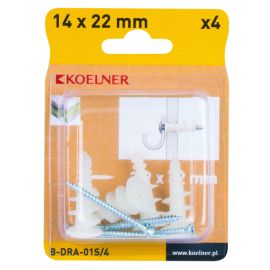 დიუბელი Koelner 4 pcs B-DRA-01S/4