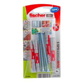 Дюбель-гвоздь Fischer Duopower 8x65 S 4 шт 537664