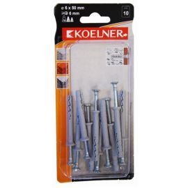 Dowel-nail 6x50 mm Koelner 10 pcs B-FXK-06L050 blister