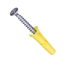 Universal dowel Yellow 5 mm with screw Koelner 3.5x30 mm 100 pcs -05+330