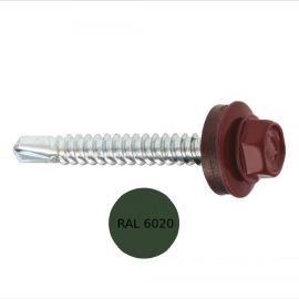 Self-tapping screw Wkret-met for roofing WF-48025- RAL 6020 250 pcs