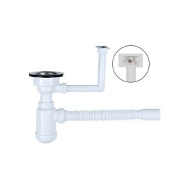 Siphon for kitchen sink large Donau 331-112