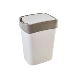 Trash can Aleana Evro 10l white rose-cocoa