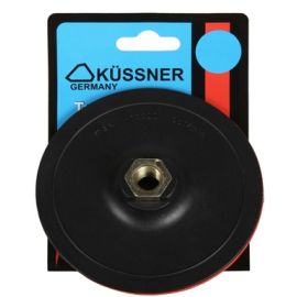 Hard rubber disc with velcro Kussner 1006-590125 125 mm