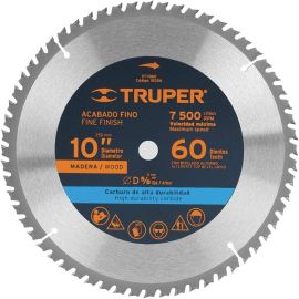 Wood cutting saw disc Truper ST-1060 254 mm