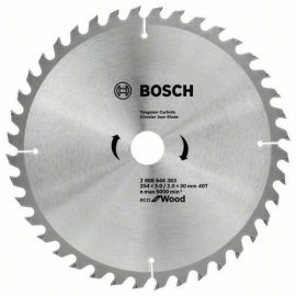 Диск пильный Bosch ECO WO 254X30-40T