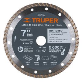 Diamond blade Truper Turbo DID-270 180 mm