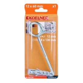 Дюбель распорный с замкнутым крюком тип Koelner О B-FIX12H 8x130mm блист