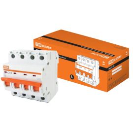 Circuit breaker TDM 4P 40A 4.5kA x-ka С ВА47-29