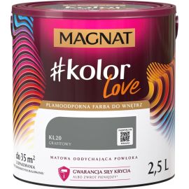 Interior paint Magnat Kolor Love 2.5 l KL20 graphite