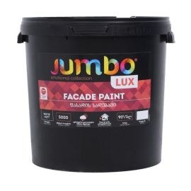 Exterior paint Jumbo Lux white 2.5 ლ