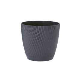 Flower pot FORM PLASTIC Mika 15 anthracite