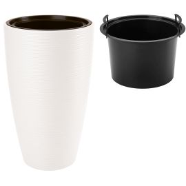 Flower pot FORM-PLASTIC Gobi Slim 30 white