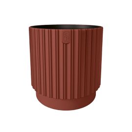 Flower pot FORM-PLASTIC Mika Cyli 40 pearl rust