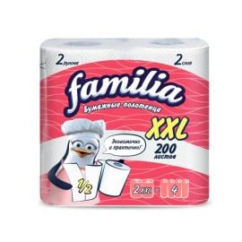 Бумага кухонная Familia 2 слоя XXL 2X12