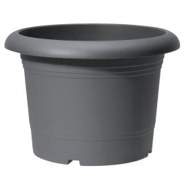 Plastic flower pot Sheurich METALLIC GREY  60/322 PFLANZGEFAESS