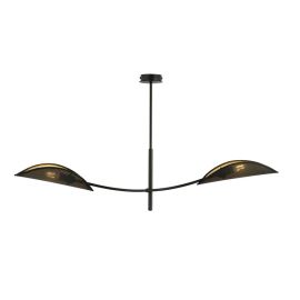 Chandelier EMIBIG LOTUS 2 E14 2x MAX 40W black gold