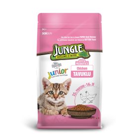 Корм сухой для котят Jungle курятина 1,5кг