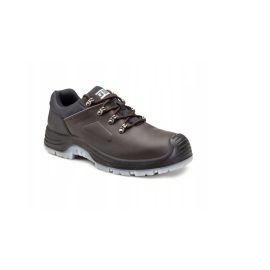 Brown work shoes with protective toe Coverguard S3 9STL37 43