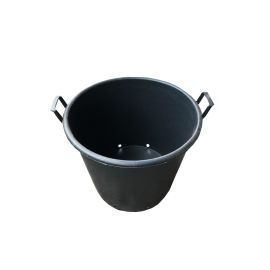 Plastic pot black 90 l