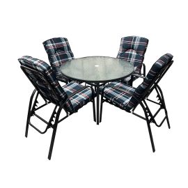 Set of garden furniture table 4 chairs