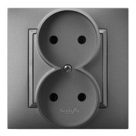 Socket OSPEL 2 82x82x45 grey