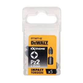 ბიტა დარტყმითი DeWalt IMPACT Torsion DT7387T-QZ PZ2 25 მმ 5 ც