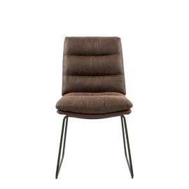 Chair brown STEFFEN 51x68x89 cm