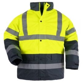 Jacket with reflector Coverguard Roadway 7ROAY S yellow/dark blue