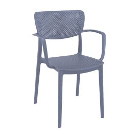 Armchair gray Loft 82x53x54 cm