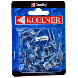 Screw for thin plates with press washer Koelner 50 pcs 4.2x25 mm B-WF-4225 bright