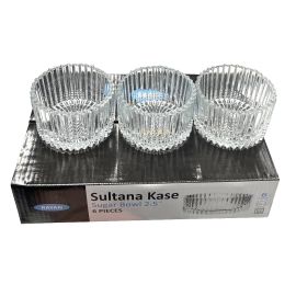 Set of glass bowls R.A.Y.A.N Sultana RYG9026 6pcs 95ml