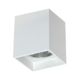 სანათი წერტილოვანი Luminex Downlight square 7252 1x60W E27 თეთრი