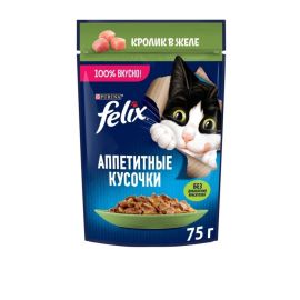 Jelly cat Felix rabbit meat 75g