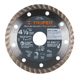 Diamond blade Truper Turbo DID-245 115 mm