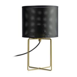 Table lamp Luminex Loft h150 metal gold Ø180 black 5292