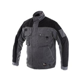 Work jacket gray with black inserts American Safety ASOGBS-J S