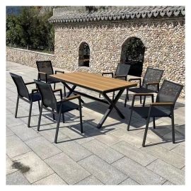 Garden furniture set table and 6 chairs SLX-3