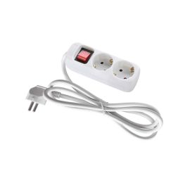 Extension cord LINUS LIN-SE2X2M 2x2m switch white