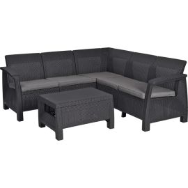 Set of garden furniture CORFU II RELAX SET whisky brown