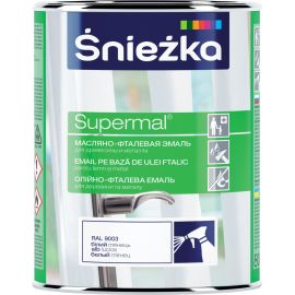 Эмаль масляно-фталевая Sniezka Supermal F530 800 мл глянцевая темно синяя