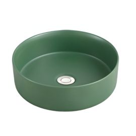 Умывальник накладной Osis Art basin 8450ML Matt Green 36x12 см