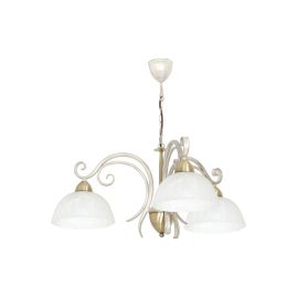 Chandelier Luminex Aurora white 5973 E27 3x MAX 60W