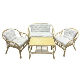 Set of garden furniture made of natural rattan Rattan