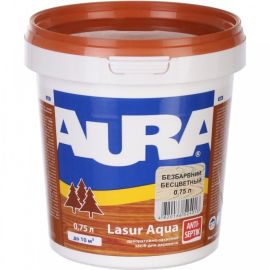 Acrylic laquer Aura Lasur Aqua colorless 0.75 L